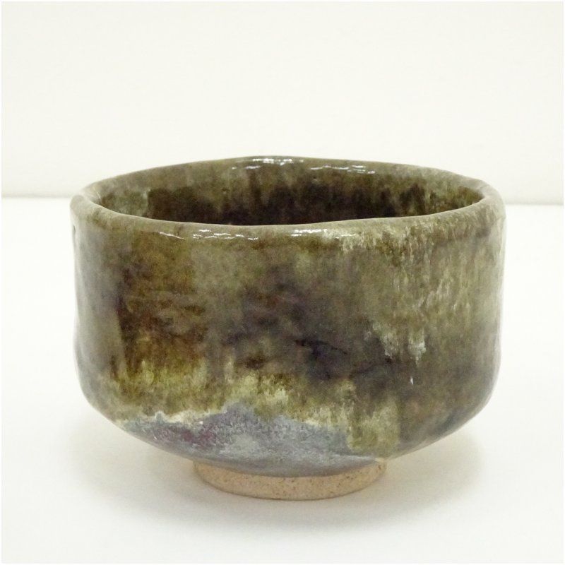 w085 大樋焼 抹茶碗 合わせ箱 茶碗 茶道具 大樋焼 大樋楽太郎造 茶碗（共箱） 茶道 抹茶 おしゃれ 抹茶茶碗 抹茶