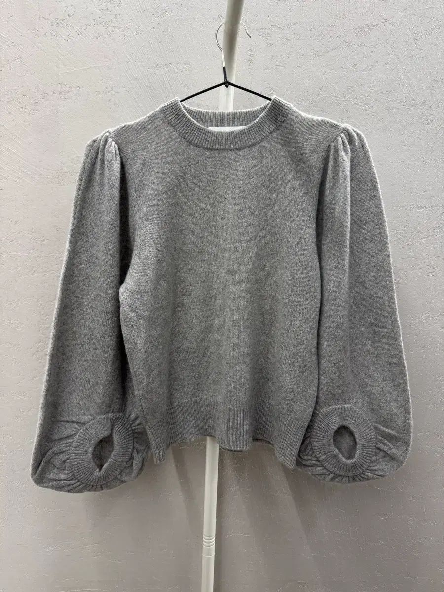 フレーム カシミア ウール ニット グレー S P