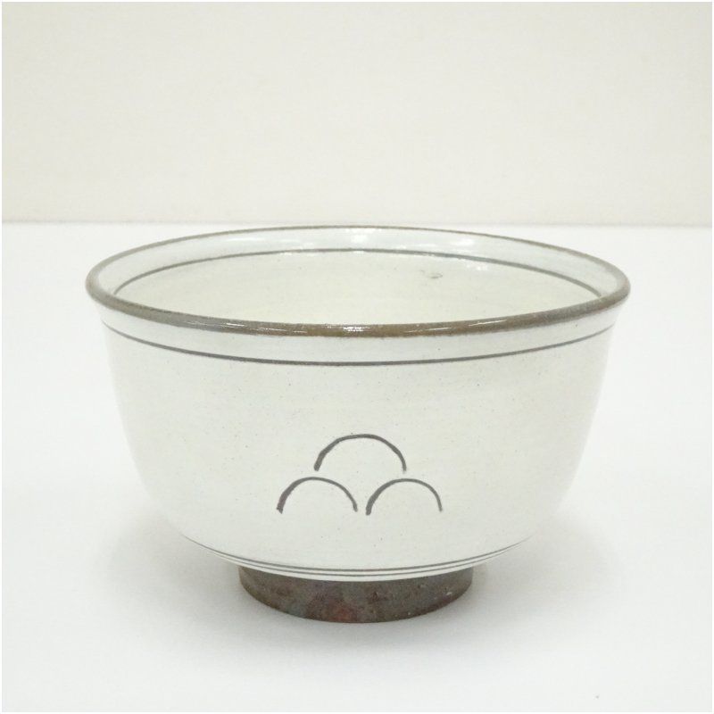 黒石窯造 粉引茶碗（箱付） 茶道 抹茶 おしゃれ 抹茶茶碗 抹茶碗 和