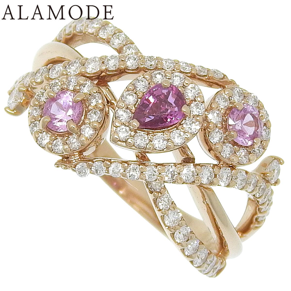 久*子様 Angejouer ADA K10ピンクサファイアリング　11号 久*子様 Angejouer ADA K10ピンクサファイアリング 11号