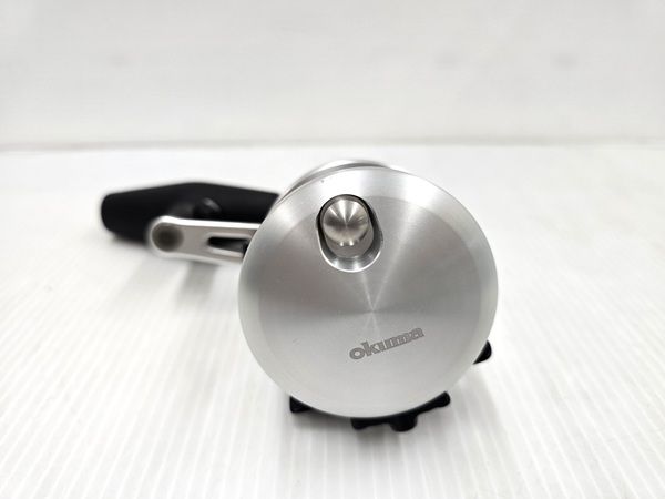 品 オクマ OKUMA ベイトリール 左ハンドル カ CAV-5 NIILX-1 〇YR-19644〇 釣り用具店 ベイトリール(ルアー用) 