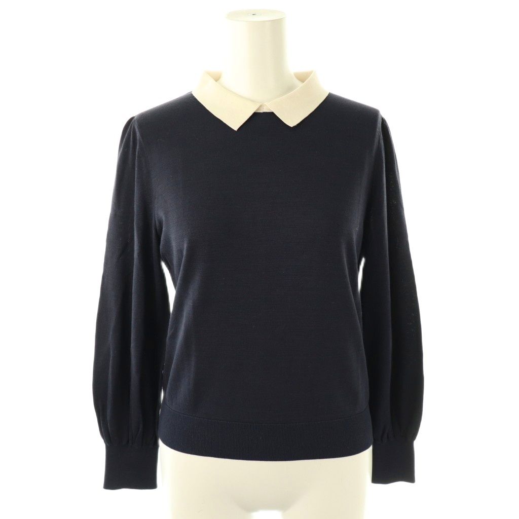 ネイビー オフホワイト