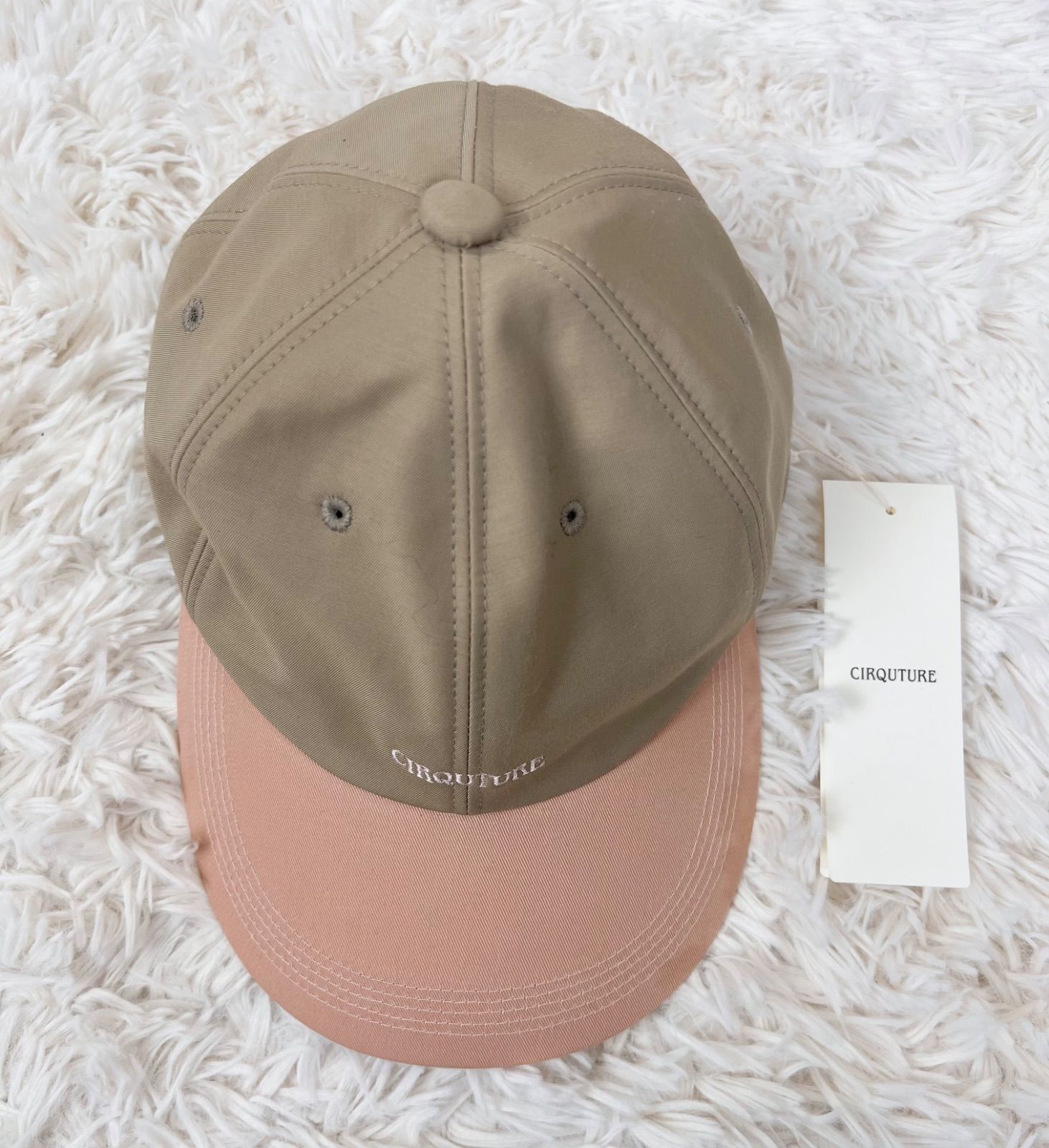 CIRQUTURE サークチュール 帽子 ピンク ベージュ