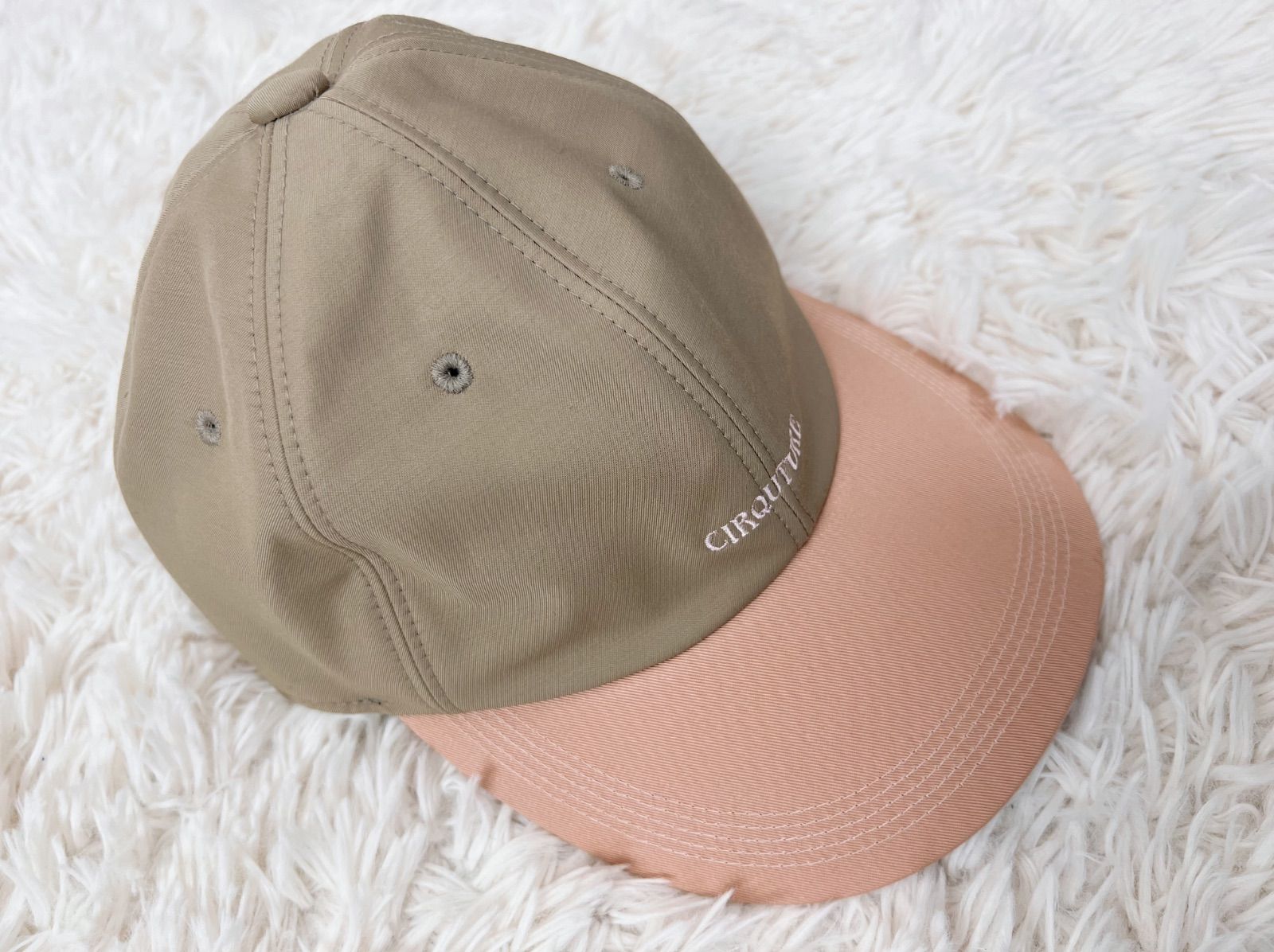  CIRQUTURE サークチュール 帽子 ピンク ベージュ その他 キャップ