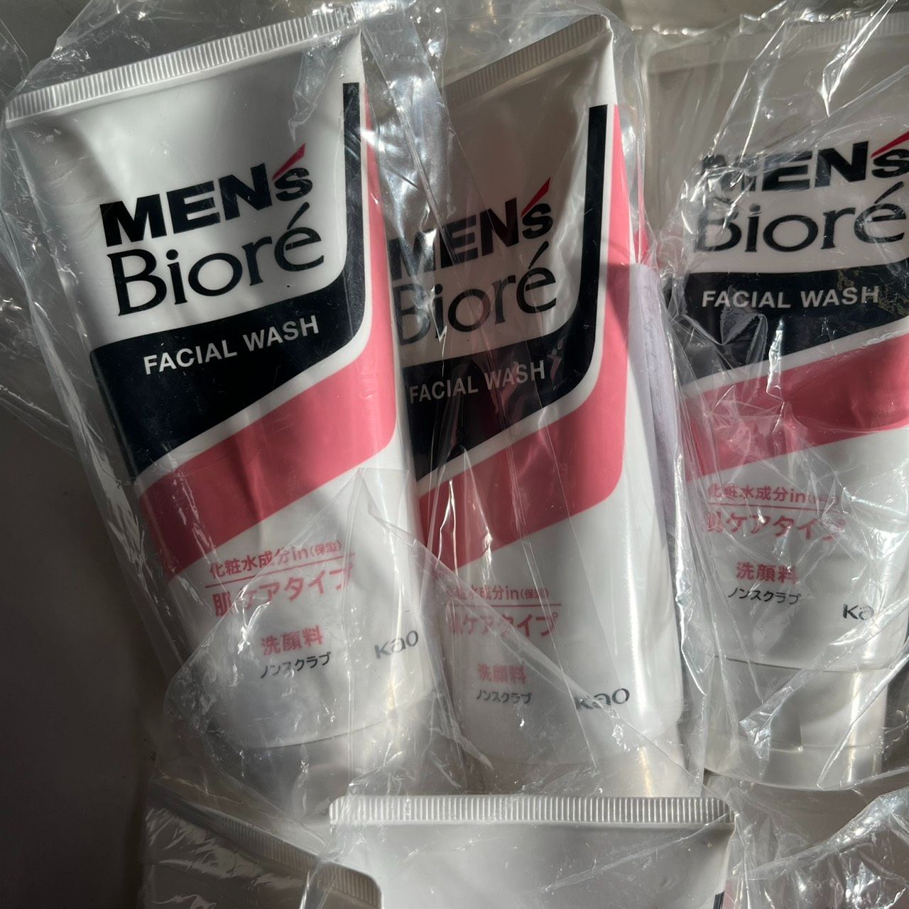 メンズビオレ 洗顔フォーム 肌ケアタイプ ノンスクラブ 130 g メンズ洗顔 花王 12本