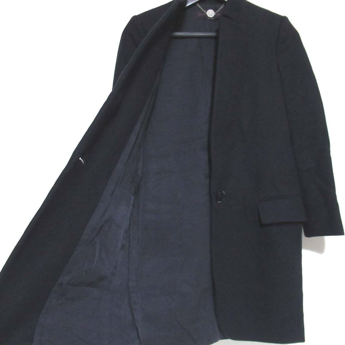 STELLA McCARTNEY ブラック チェスターコート 新品 STELLA McCARTNEY チェスターコート ブラック Sサイズ - メルカリ