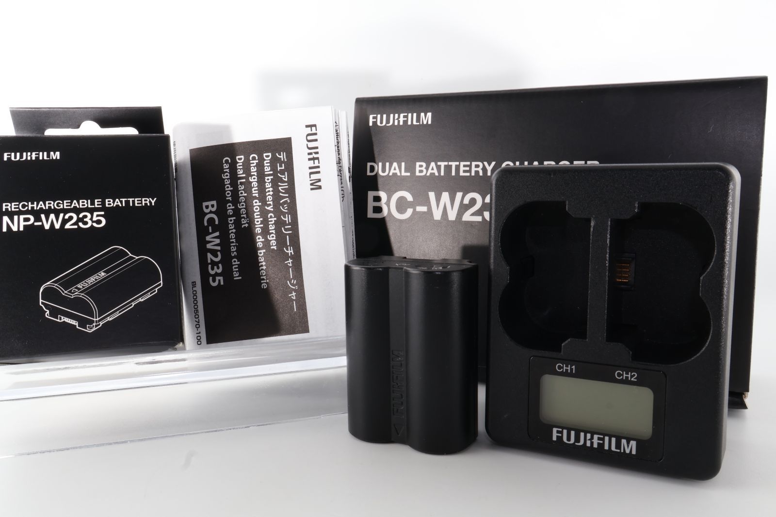 バッテリー チャージャー BC W 235 NP フジフイルム
