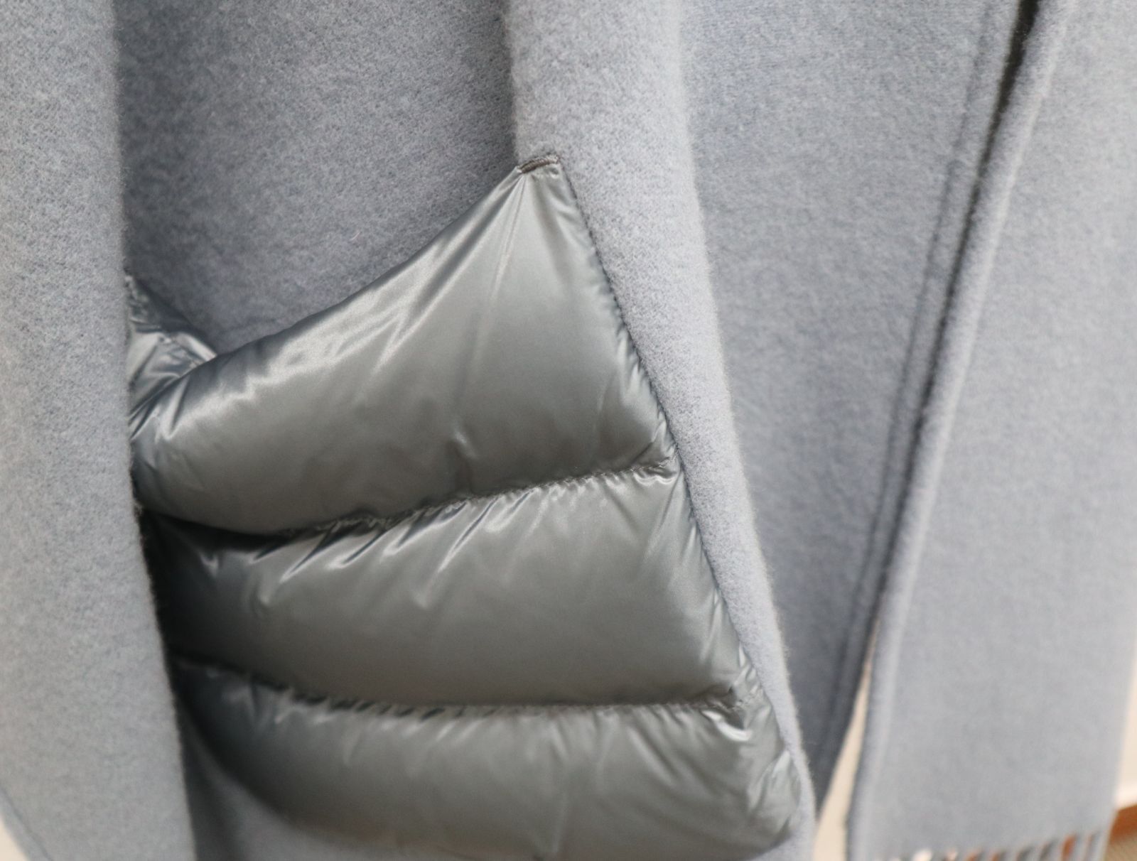  HERNO ヘルノ ウール カシミヤ ウルトラライト ケープコート ライトブルー 33395 ポンチョ ポンチョ ケープコート ジャケット アウター