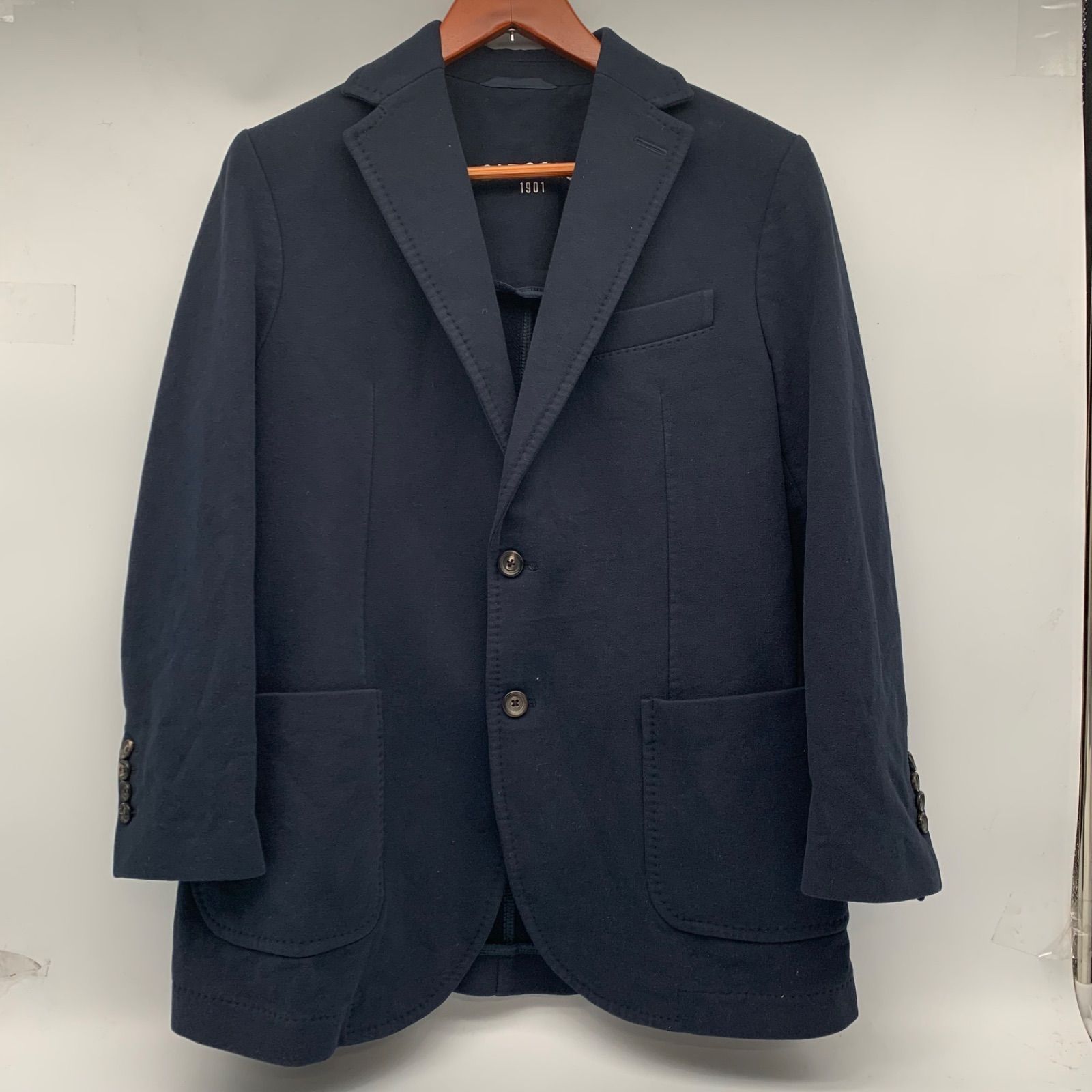 CIRCOLO 1981 ネイビー テーラードジャケット CIRCOLO 1981 ネイビー テーラードジャケット