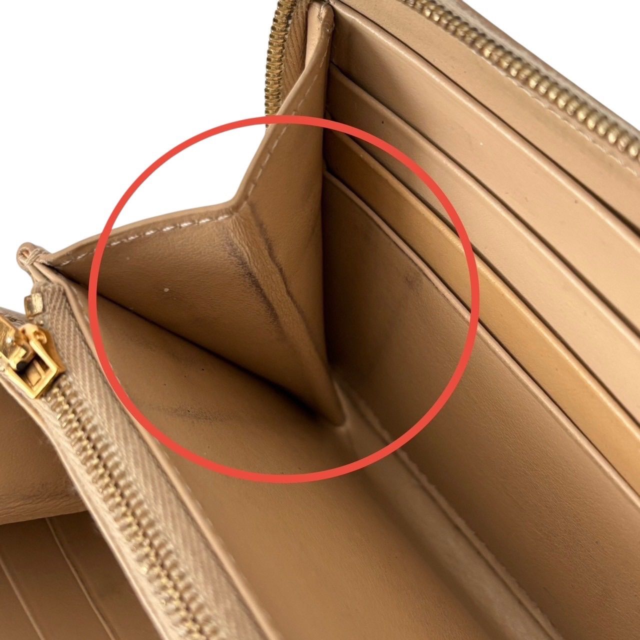 レザー ベージュ