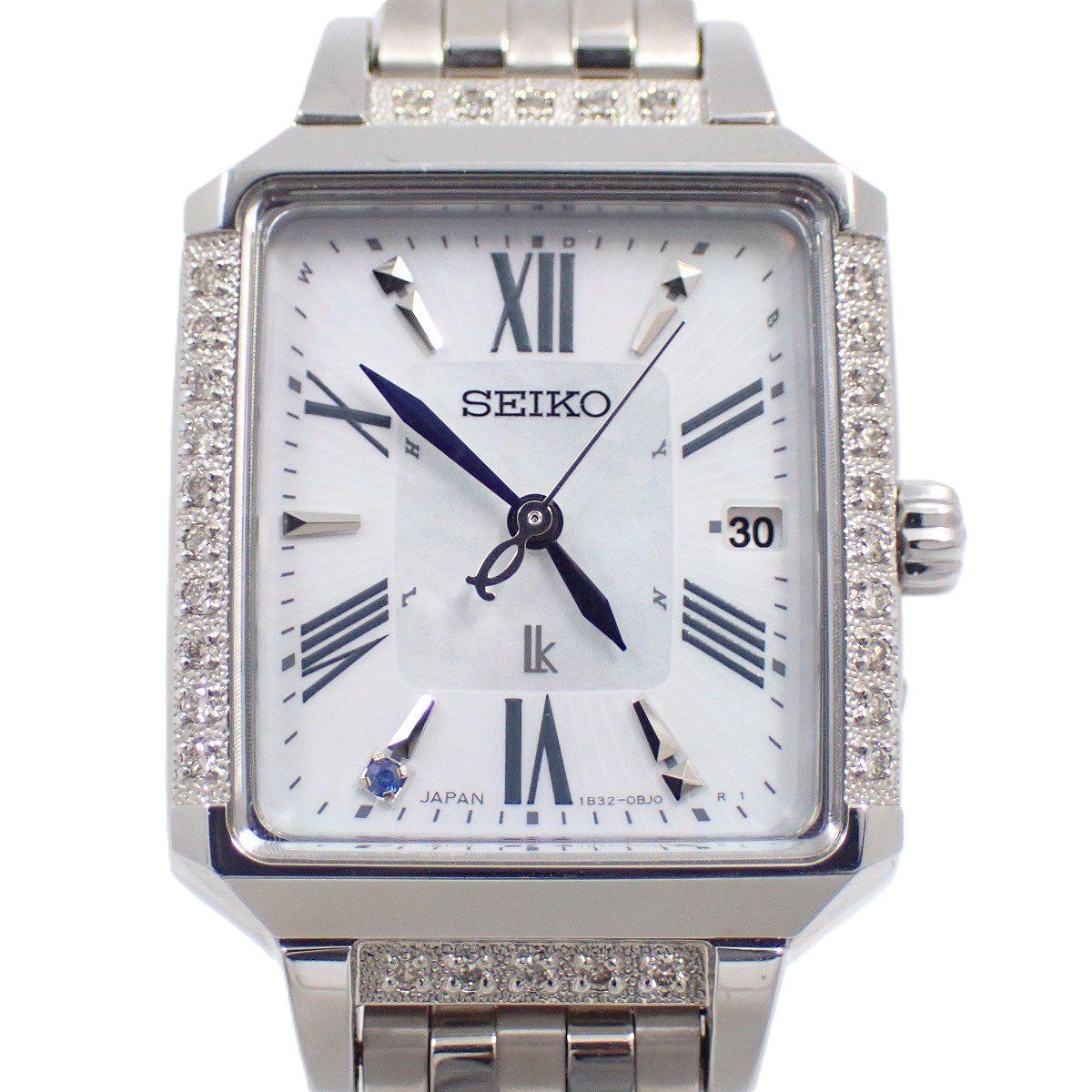 SEIKO セイコー LUKIA 25周年記念 ルキアヤセ 綾瀬はるかプロデュース ソーラー電波 腕時計 ダイヤ入り SSVW 175 1 B 32 0 AN