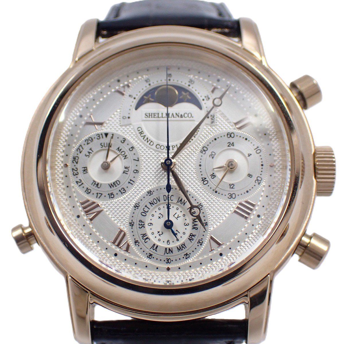 シェルマン グランドコンプリケーション ミニッツリピーター ムーンフェイズ メンズ 腕時計 6771 T 011179