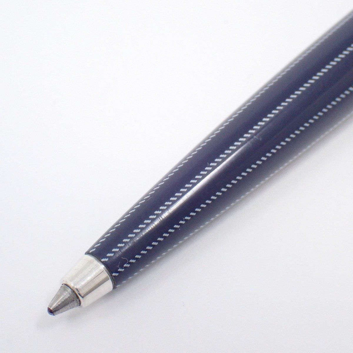dunhill ダンヒル ニュージェムライン ボールペン ネイビー×シルバー