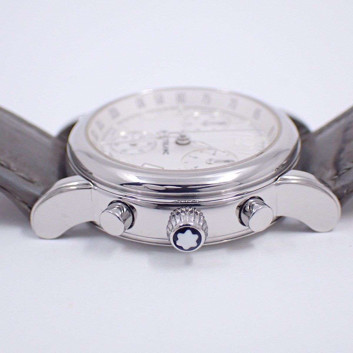 シルバー文字盤 社外ベルト