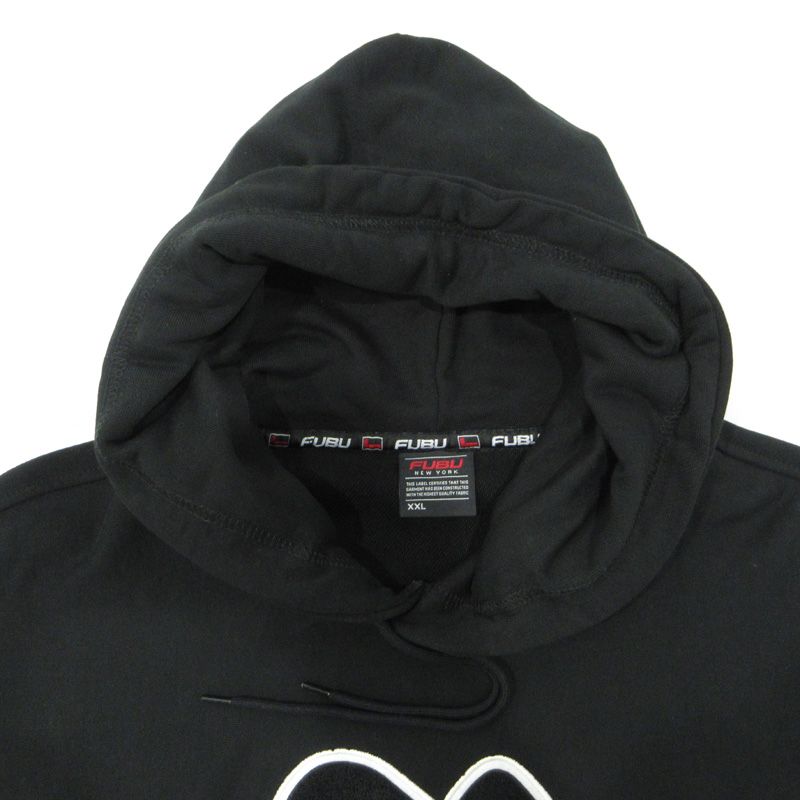 フブ ロゴ刺繍長袖パーカー