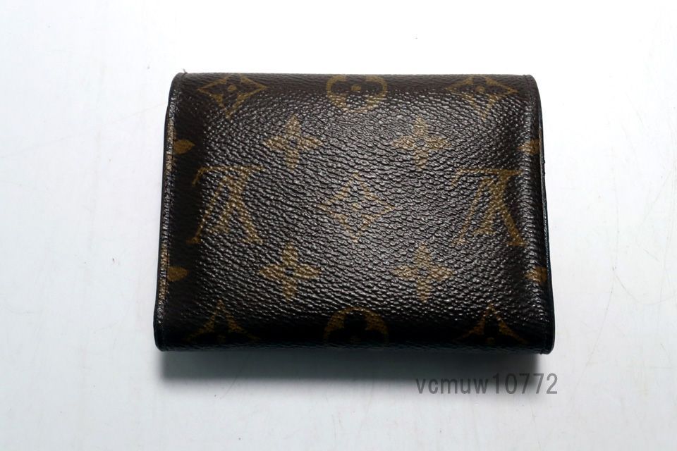 LOUIS VUITTON モノグラム ポルトフォイユヴィクトリーヌ レザー 3つ折り財布 ルイヴィトン 1204 vn 3233-2 M