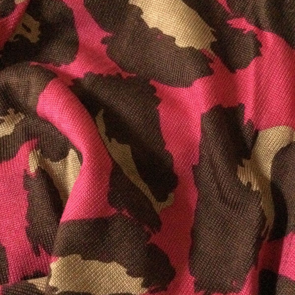  ダイアン フォン ファステンバーグ ワンピース サイズ2 S レディース - ピンク×ベージュ×ダークブラウン 七分袖 ロング カシュクール その他 ワンピース