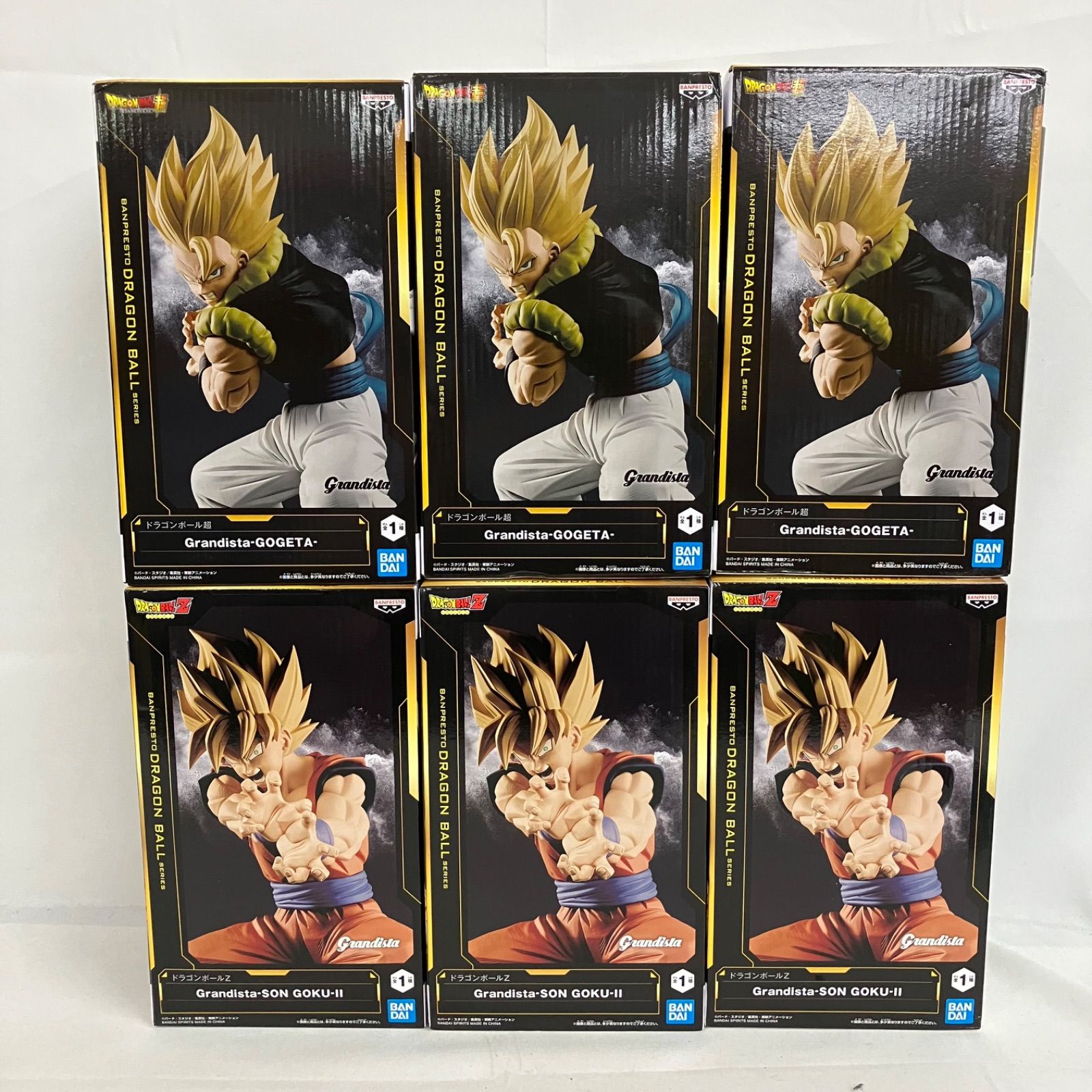 未開封 ドラゴンボール Grandista ゴジータ 孫悟空Ⅱ フィギュア 6個