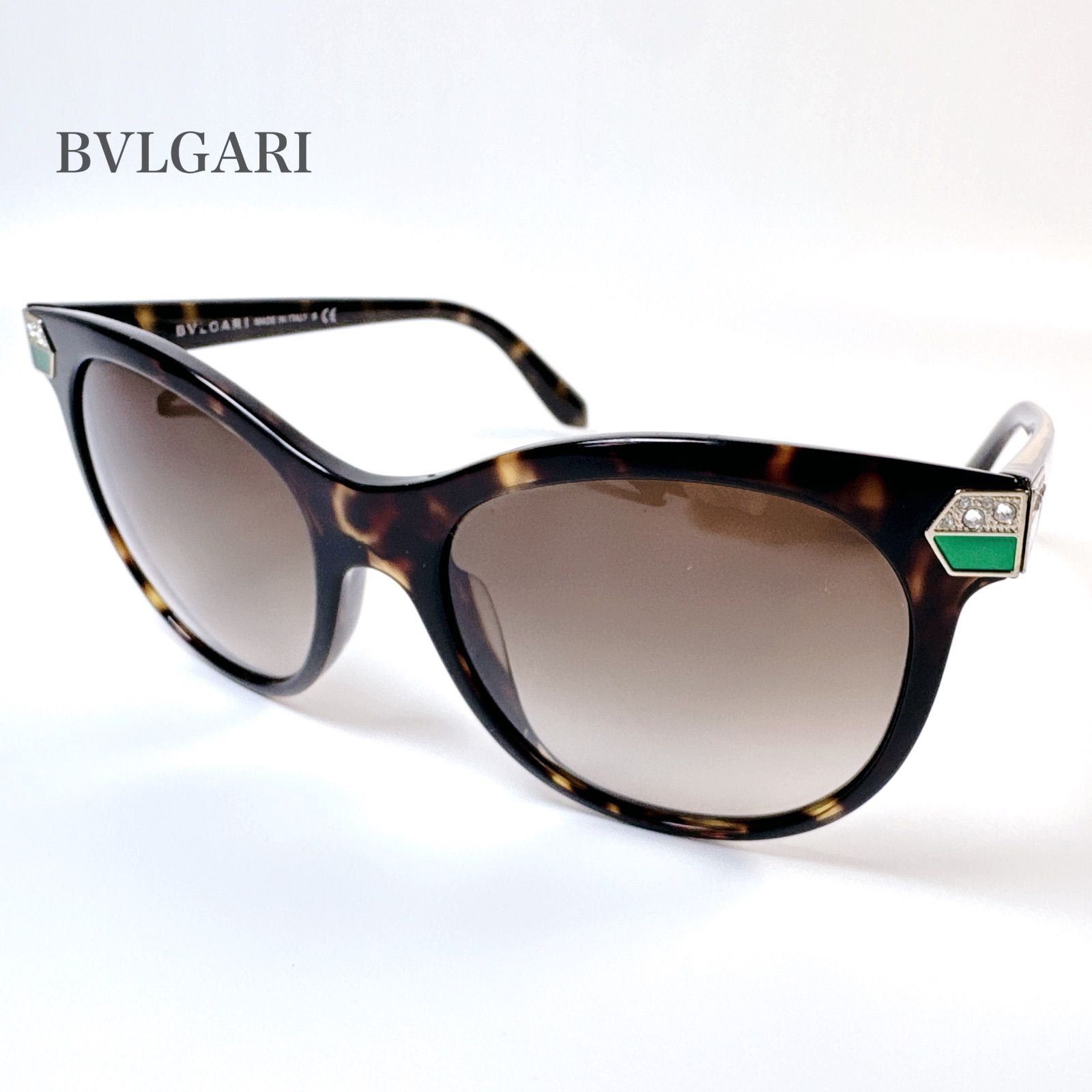 BVLGARI ブルガリ 8059 5080/3M サークル ロゴ  サングラス アイウェア グレー系 59□14 135【中古】 BVLGARI - BVLGARI ブルガリ 8059 5080/3M サークル ロゴ サングラス