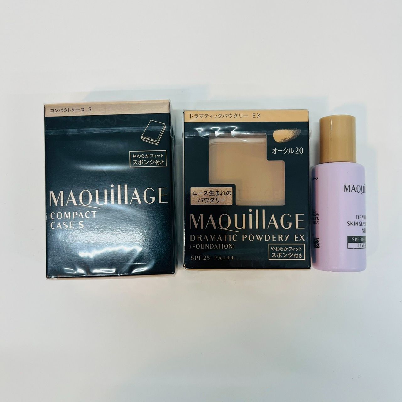 訳あり 3点 アソートセット マキアージュ コンパクトケース