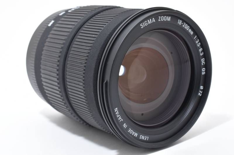 実用品】SIGMA シグマ ZOOM 18-200mm 3.5-6.3 DC OS キャノン用