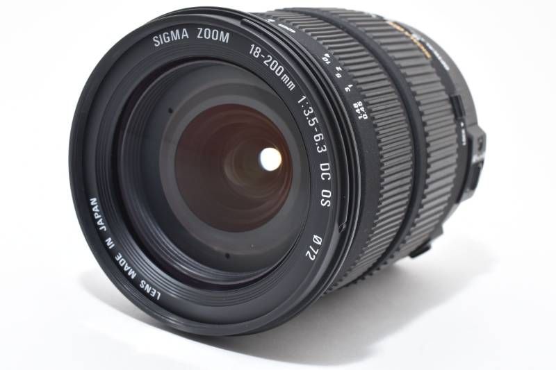 実用品 SIGMA シグマ ZOOM 18 200 mm 3 5 6 DC OS キャノン用 CanonEFマウント AFレンズ 4012 2