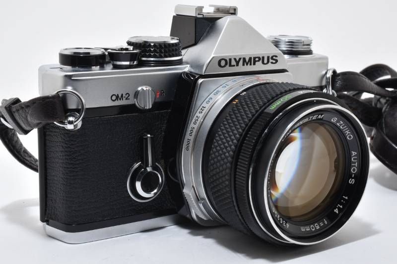 実用品 レザーカバー付】Olympus オリンパス OM-2 シルバー / OM