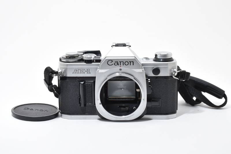 実用光学美品】Canon キャノン AE-1 シルバー ボディ フィルム一眼