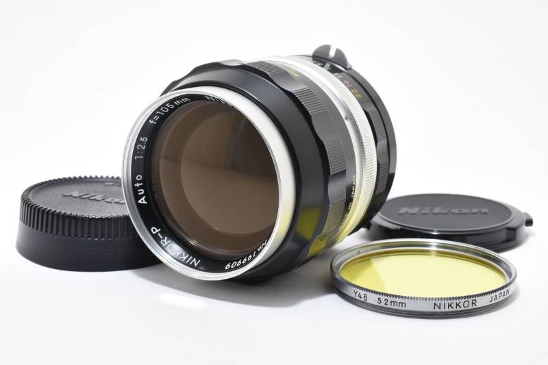 光学極上品】Nikon ニコン NIKKOR-P Auto 2.5 105mm Nippon Kogaku MF