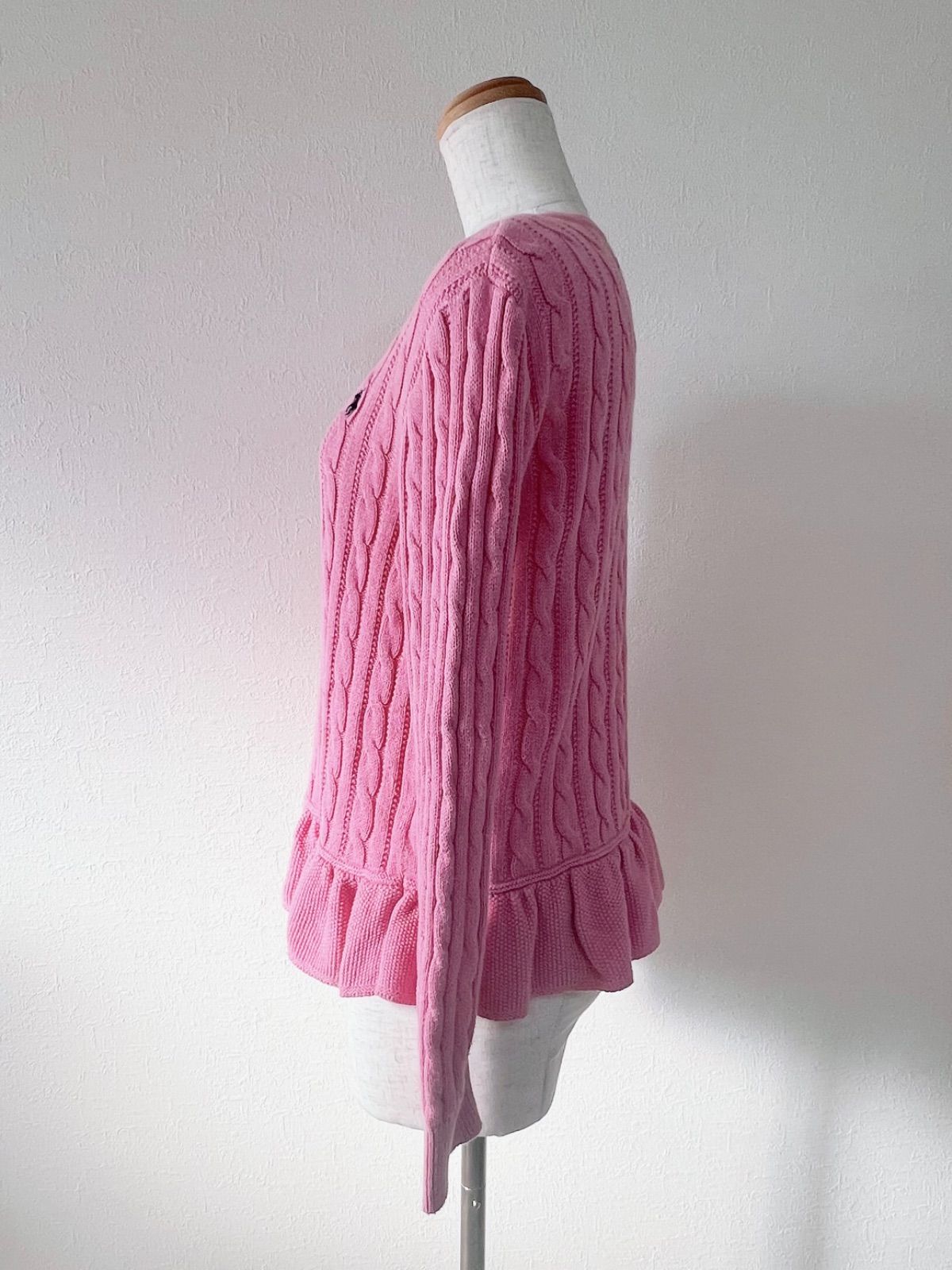 POLO RALPH LAUREN ポロラルフローレン ケーブルニット 節約 ピンク