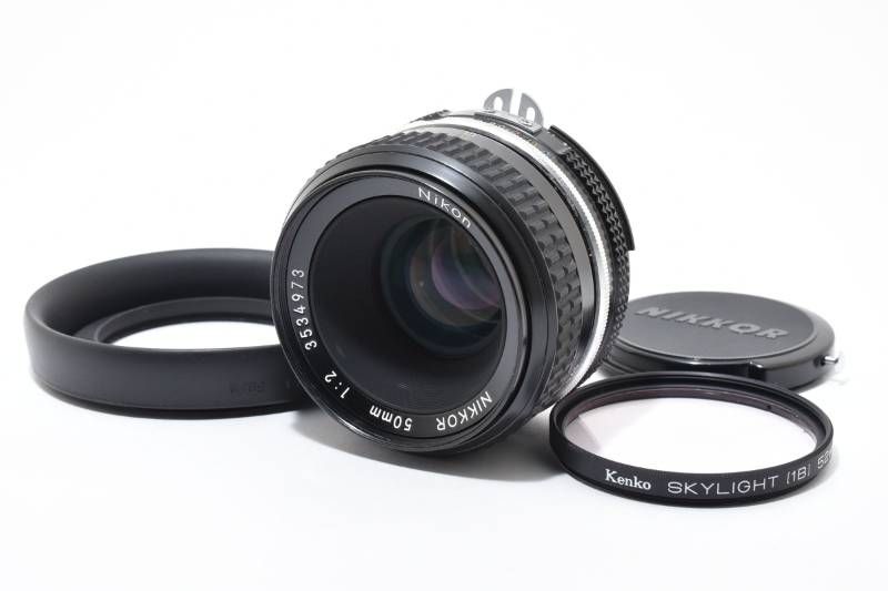 実用品 Nikon ニコン Ai NIKKOR 50 mm F 2 MFレンズ 4015 20