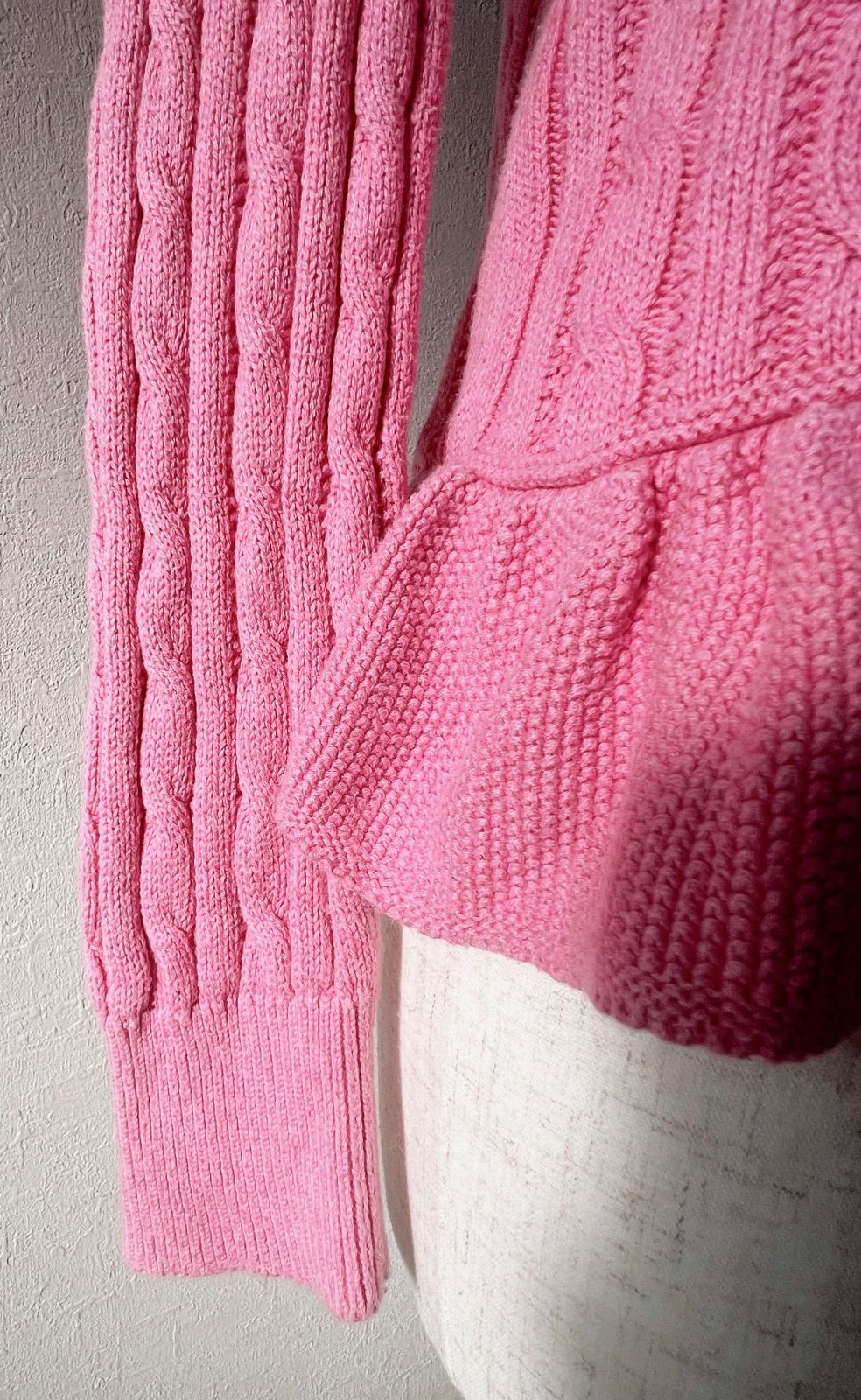 POLO RALPH LAUREN ポロラルフローレン ケーブルニット 節約 ピンク