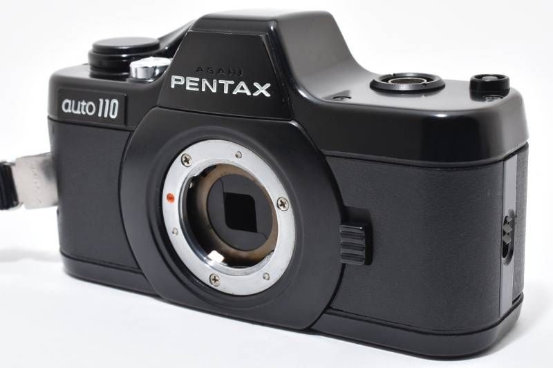 ★動作確認済★PENTAX ペンタックス AUTO110 auto110 SLR PENTAX auto110」がやってきた(実家からカメラ貰えるイベントが発生