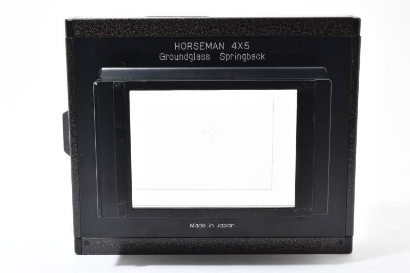 実用品 箱あり 4 x 5 グラウンドグラス スプリングバック 4015 26