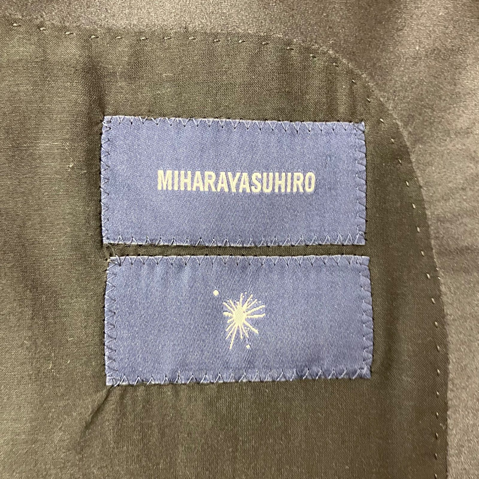  MIHARAYASUHIRO ジャケット S チャコール スーツジャケット ビジネススーツ