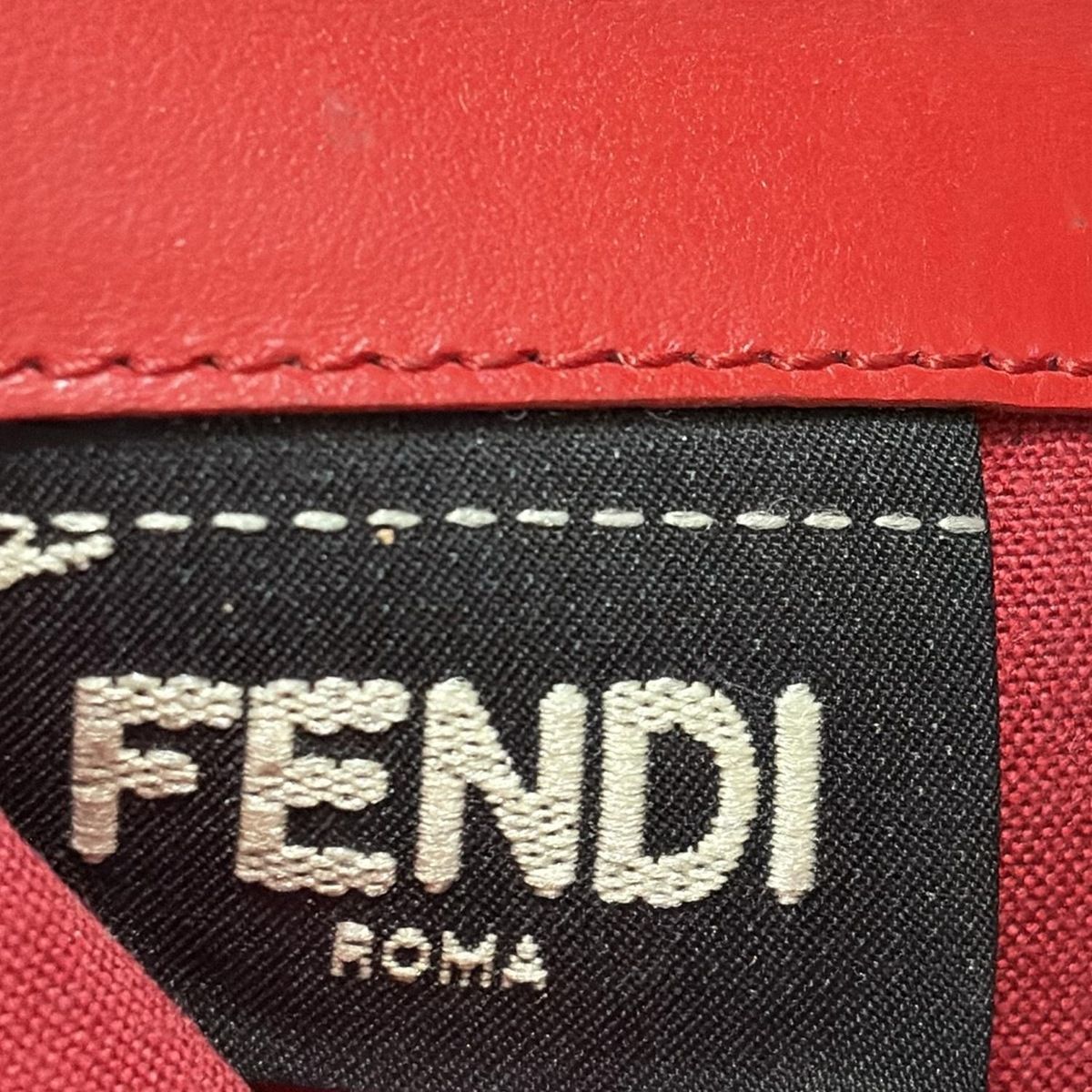 FENDI(フェンディ) 長財布 バイザウェイ 8M0251 レッド レザー - メルカリ