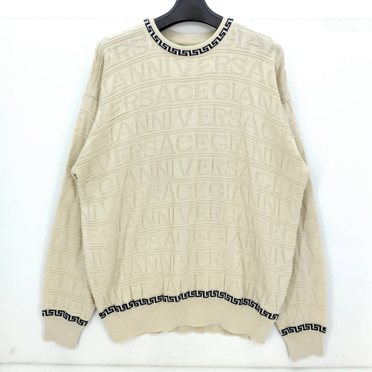 05w17527 ジャンニ・ヴェルサーチ Gianni Versace ニット 総柄