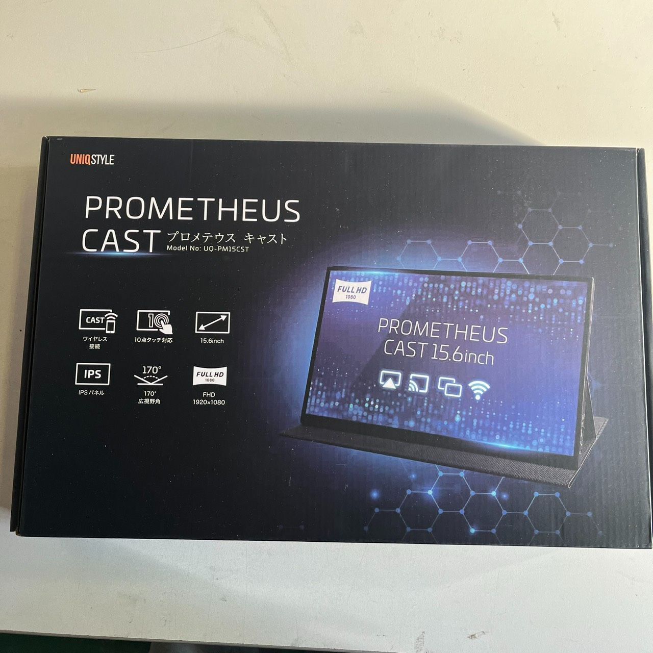 CAST 15.6インチ ワイヤレスモバイルモニター フルHD IPS 初期不良あり