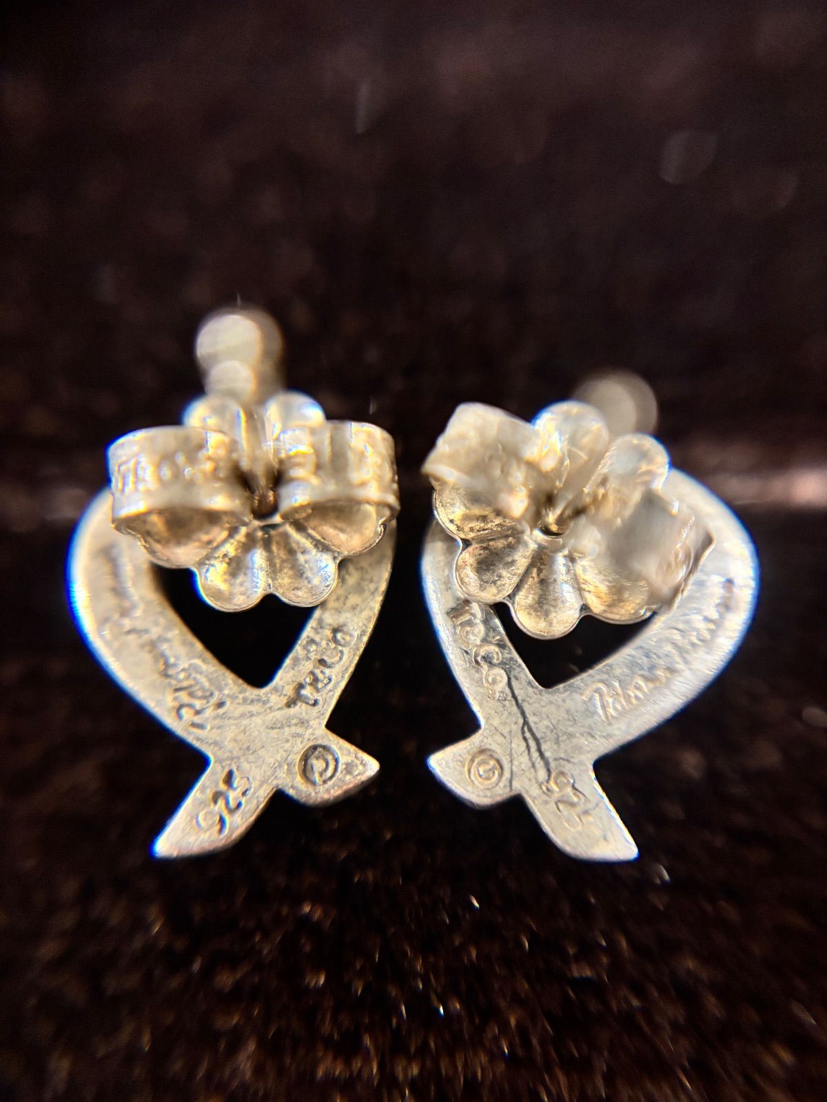 ◼︎ Tiffany&Co ティファニー ラビングハート ピアス A-693 - メルカリ