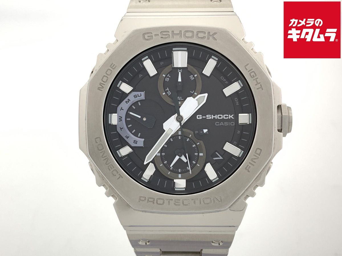 カシオ G SHOCK ブラック GMC B 2100 D 1 AJF ステンレススティール
