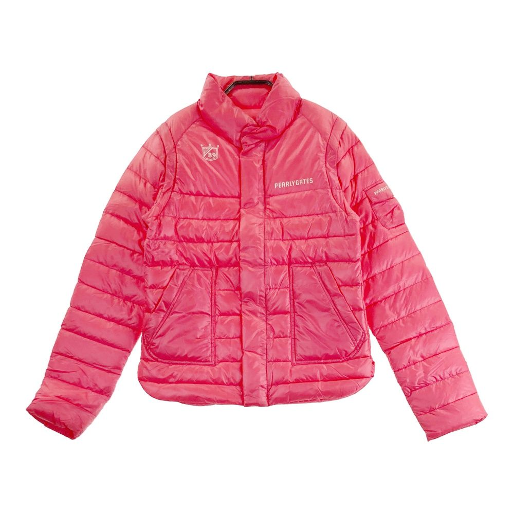 サイズ：1 PEARLY GATES パーリーゲイツ 2WAY ダウンジャケット ピンク