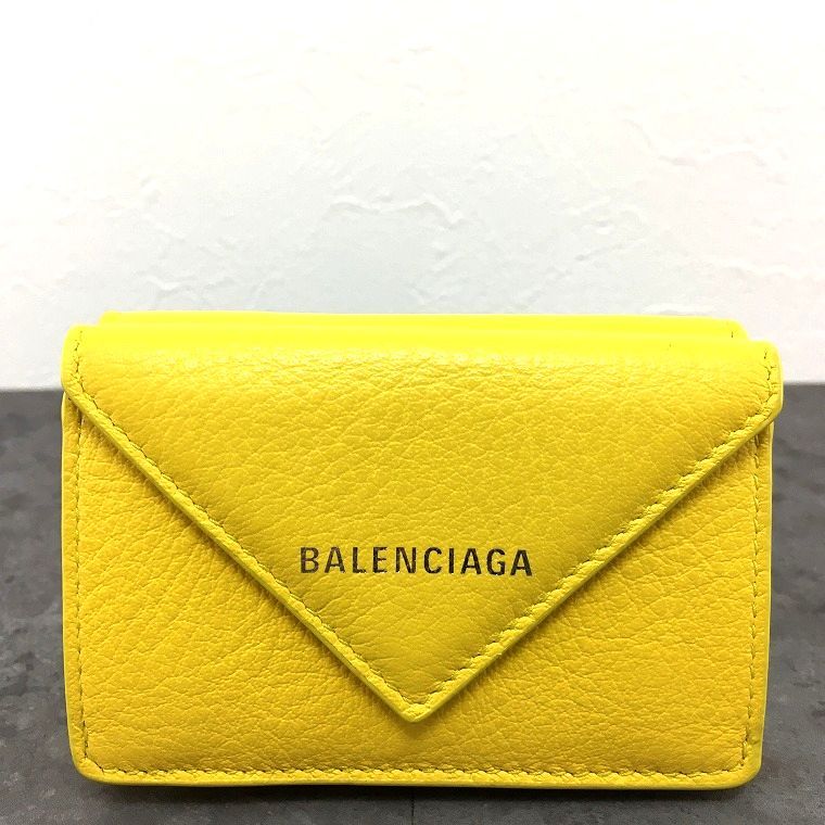 み ミニペーパーウォレット 391446 イエロー 136