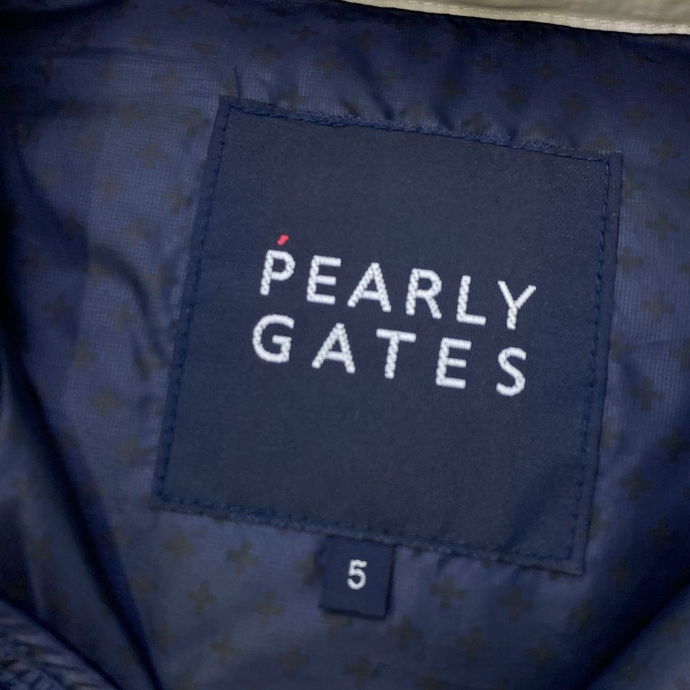 サイズ：5 PEARLY GATES パーリーゲイツ ダウンジャケット ネイビー系
