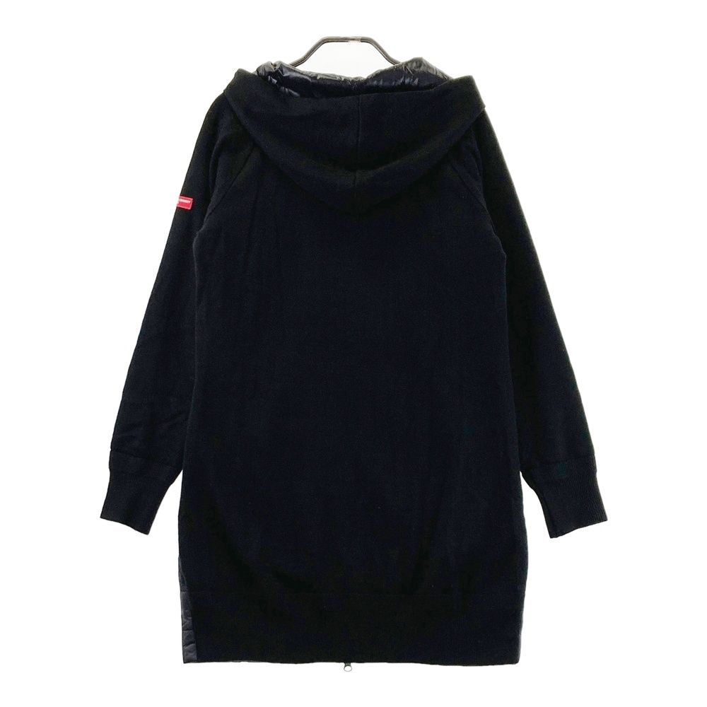 サイズ 0 MASTER BUNNY EDITION マスターバニーエディション 蓄熱 フード付 中綿切替 ニットワンピース ブラック系 ゴルフウェア レディース ストスト