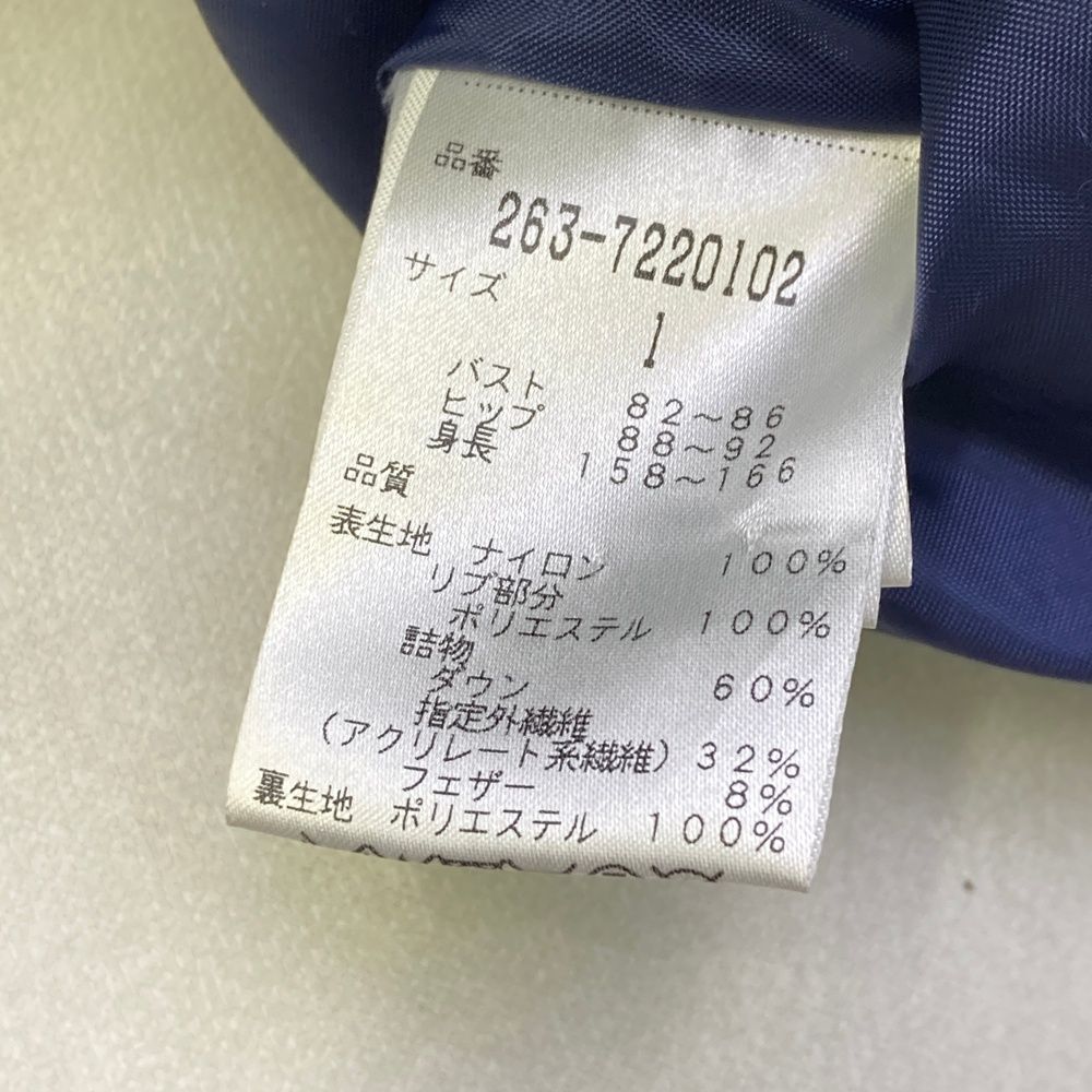 サイズ：1 JACK BUNNY ジャックバニー 4WAY 中綿 長袖ダウンジャケット