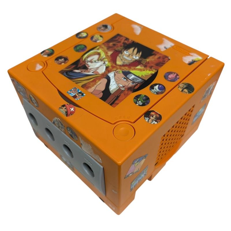 ニンテンドー ゲームキューブ エンジョイプラスパック 本体 オレンジ コントローラー ゲームボーイプレイヤー付 箱傷みあり