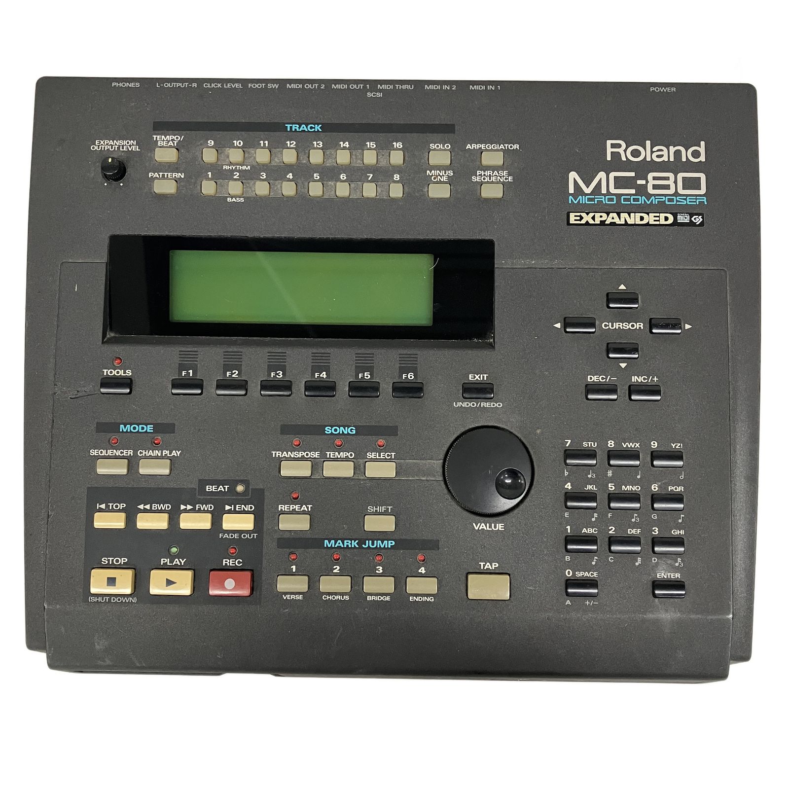 Roland MC-80 MICRO COMPOSER MIDI シーケンサー リズムマシン DTM