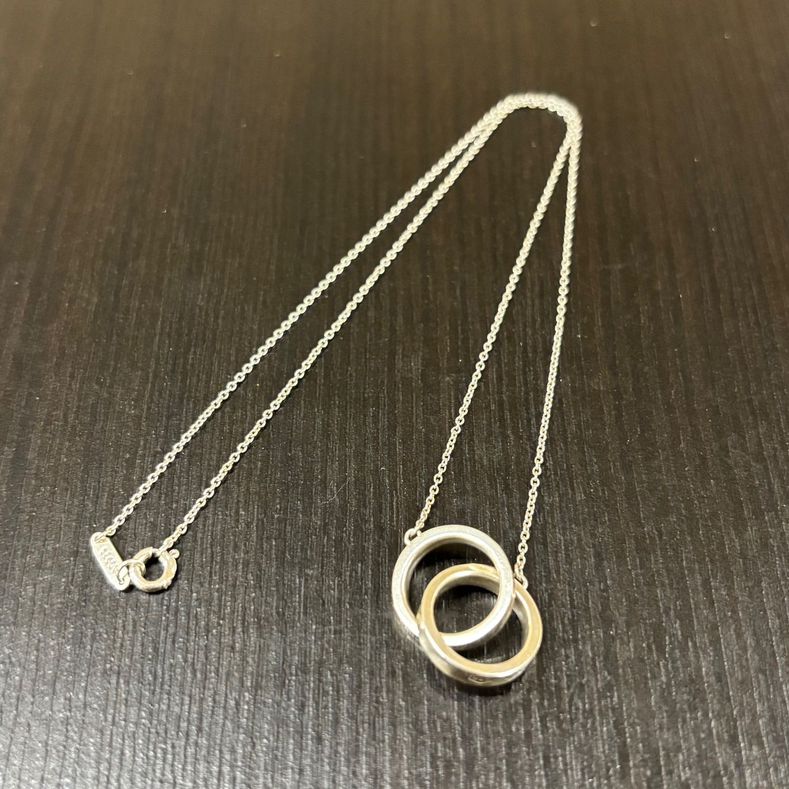 ◼︎ 美品 ティファニー ネックレス SV925 1837 インターロッキング 