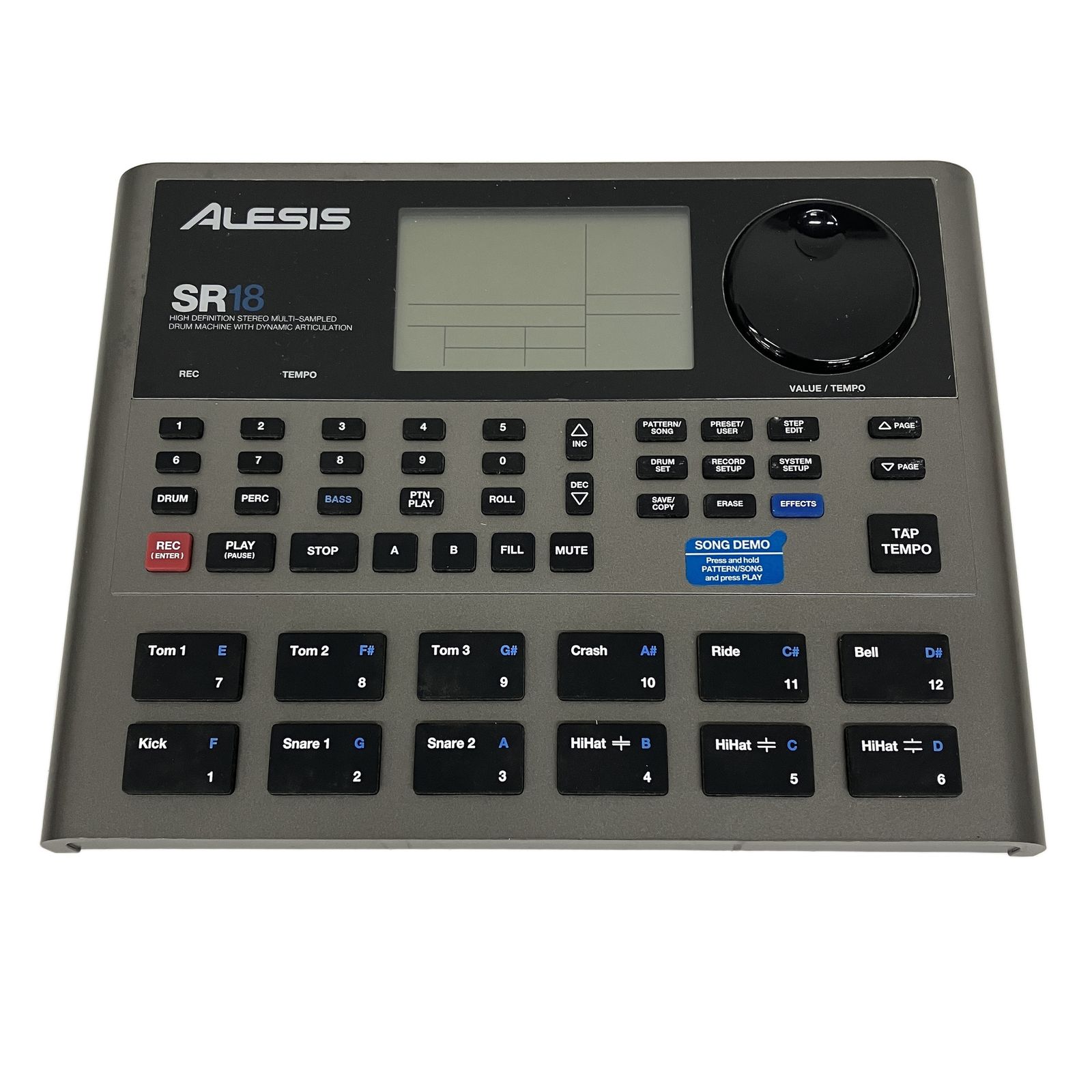 ALESIS SR 18 ポータブル リズムマシン ドラムマシン シーケンサー 楽器