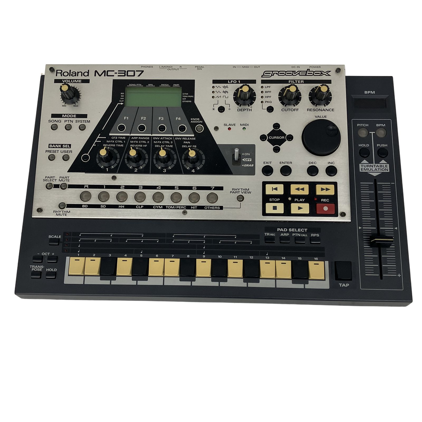 Roland MC-307 groovebox リズムマシン シーケンサー ローランド DTM